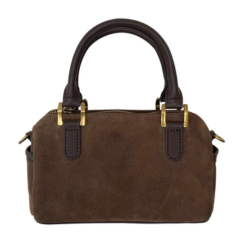 Boston torba od PU velura - crossbody preko ramena - zip zatvarač - svakodnevna uporaba - zima 2022