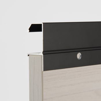 G-tip ručka za ladice i ploče, aluminijska legura, anodizirani završetak, moderan minimalistički stil