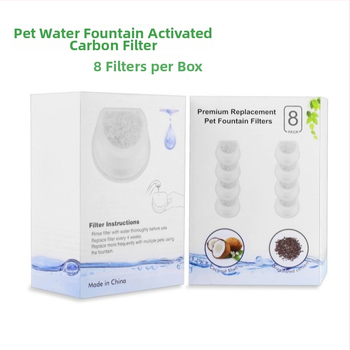 Aktívny uhlíkový filtračný prvok pre automatickú fontánu PetSafe – pre psy a mačky, balenie 8 kusov