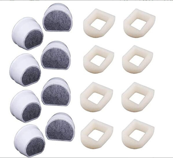 Element filtrant din carbon activ pentru fântâna automată PetSafe – pentru câini și pisici, pachet 8 buc.