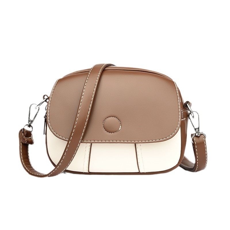 Crossbody PU torba s urbanim stilom jednostavnosti, kvadratni trend, kružni oblik
