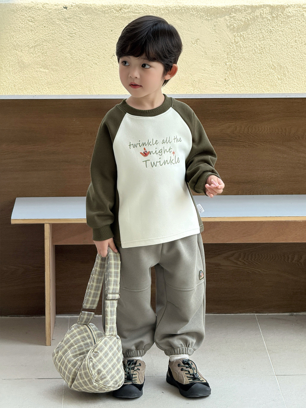 Dječja hoodica s kapuljom – korejski stil, za dobnu skupinu 3–8 godina, jesen, 70% pamuk / 30% poliester