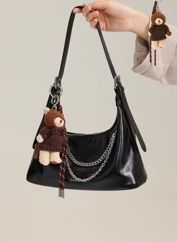 minykly PU Tote táska, cipzár, vászon bélés, dupla vállpánt, függőleges téglalap alakú forma