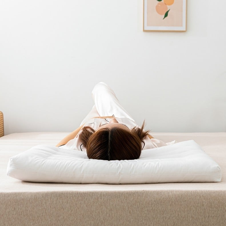 Ζεύγος μαξιλαριών αυχένα – ορθογώνιο σχήμα, γέμισμα ινών πολυεστέρα, ύφασμα ινών χημικών ινών, κατάλληλο για ενήλικες