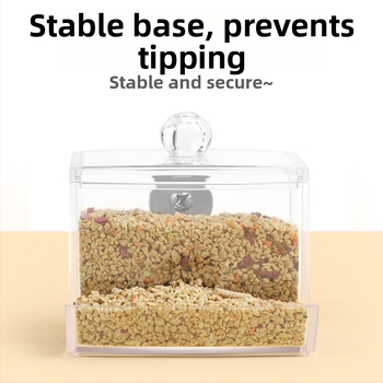 Akrylový automatický kŕmnik pre hydinu s dávkovačom vody (Weibi)