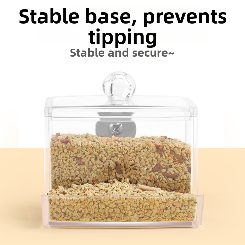 Akrylový automatický kŕmnik pre hydinu s dávkovačom vody (Weibi)