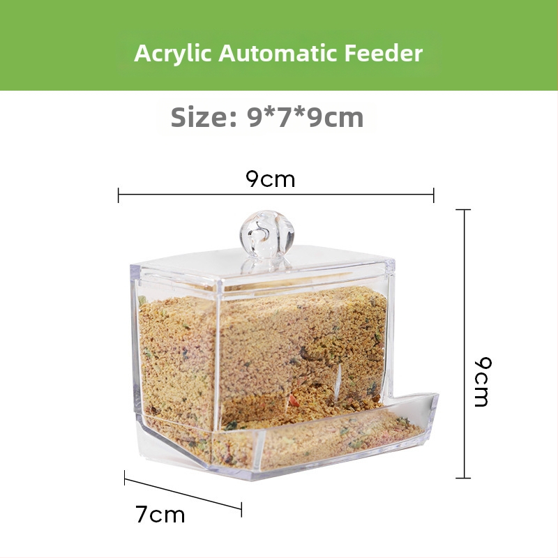 Akrylový automatický kŕmnik pre hydinu s dávkovačom vody (Weibi)