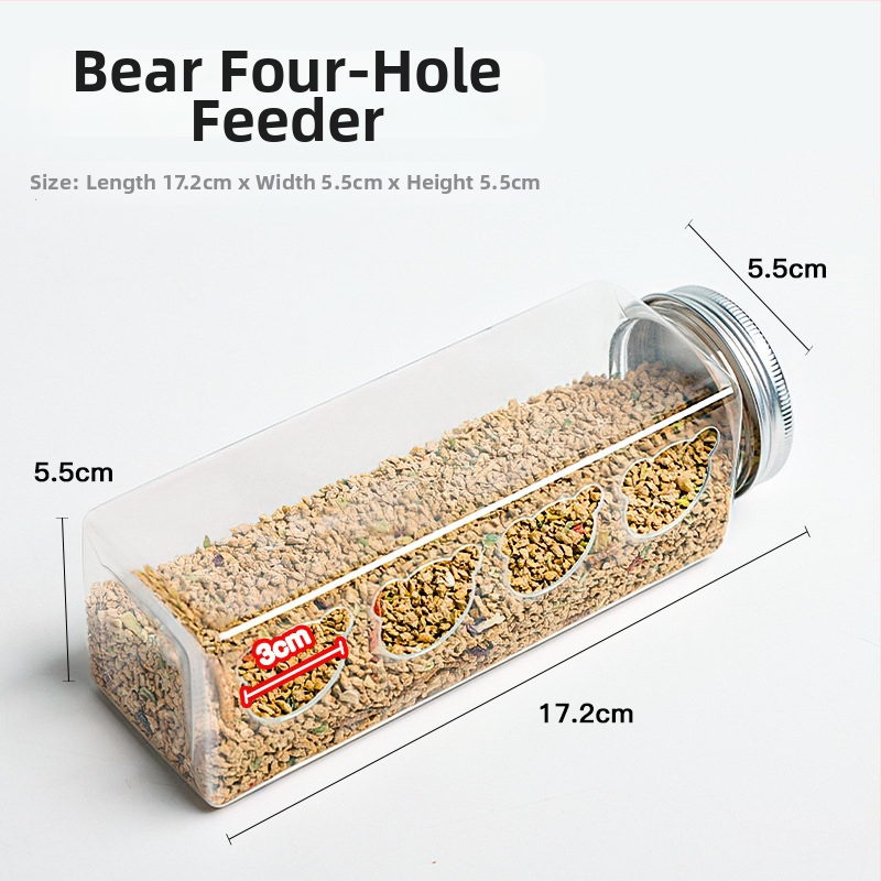 Akrylový automatický kŕmnik pre hydinu s dávkovačom vody (Weibi)