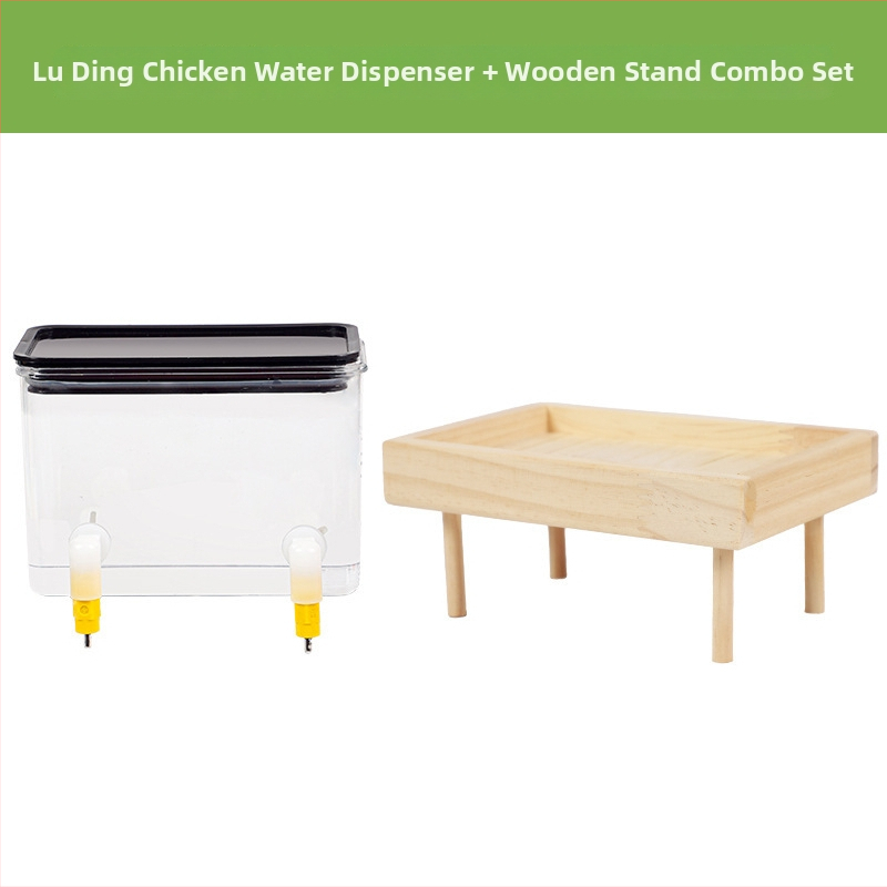 Akrylový automatický kŕmnik pre hydinu s dávkovačom vody (Weibi)