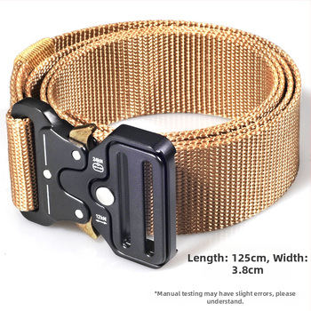 Muški taktički pojas, pleteni, brzo otvaranje kopče, kamuflažni uzorak, kopča od legure