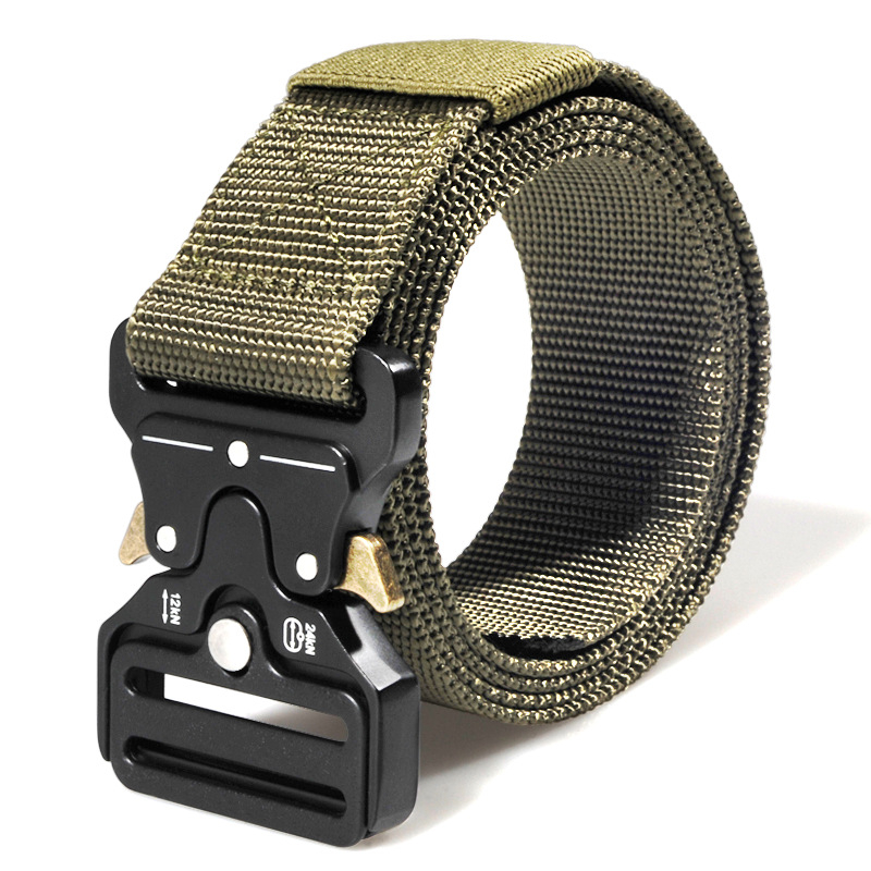 Muški taktički pojas, pleteni, brzo otvaranje kopče, kamuflažni uzorak, kopča od legure