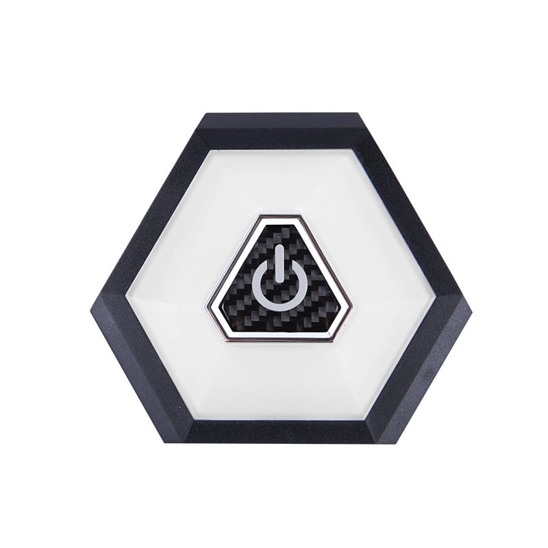 Autó belső LED olvasólámpa, USB-s újratölthető, háromszínű, négy mód, 10W, 5V