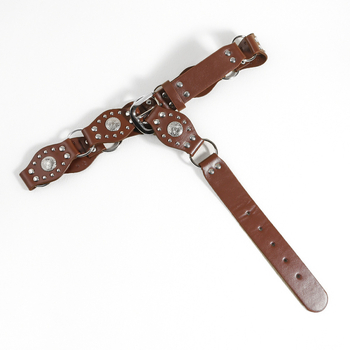 Remen s nitima, široki PU kožni remen, sprijeg od legure, kopča s pin mehanizmom, punk stil, širina nad 4 cm