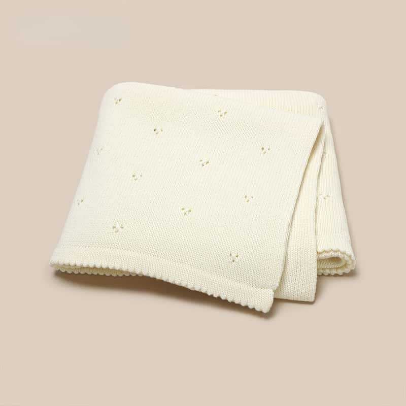 Der Kaiser kötött babatakaró babakocsira, egyszínű, 100% pamut, pamut töltettel, minden évszakra, újszülötteknek (0–12 hónap)