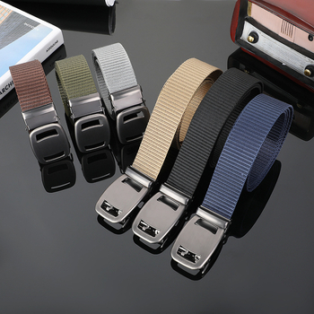 Nylon taktički kaiš s automatskom kopčom, željezna kopča, širina 2-4 cm, svestran i minimalistički stil