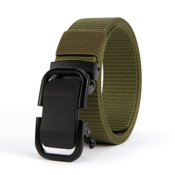 Muški kaiš od najlonskog platna sa automatskom kopčom — materijal: najlon; kopča: legura; širina: 2-4 cm; stil: minimalistički