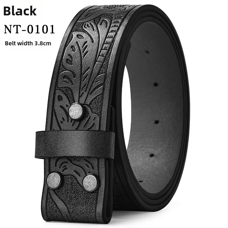 PU kožni pojas s velikom kopčom u obliku glave bivola – kopča od legure, glatko kopčanje, širina 2–4 cm, antikno elektroplatirano i reljefno završavanje