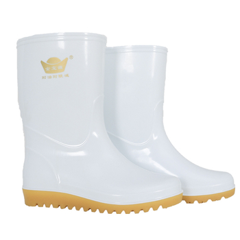 Cizme de ploaie unisex pentru industria alimentară, înălțime mare a gambelor, partea superioară din PVC, talpă din cauciuc, rezistente la ulei și alunecare, turnate dintr-o singură bucată, pentru toate anotimpurile