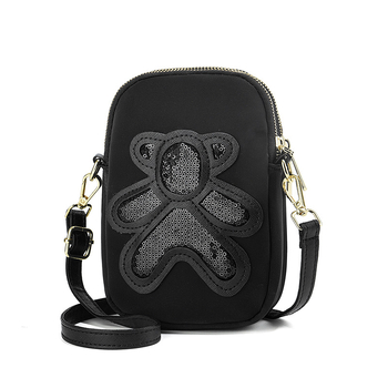 PU materijal crossbody torba, uličnog stila, mala kvadratna torba sa džepom za mobitel, unutarnja podstava, s jednim naramenicom, svakodnevna upotreba, jesen 2024