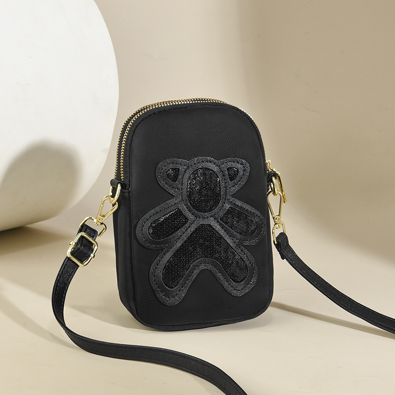 PU materijal crossbody torba, uličnog stila, mala kvadratna torba sa džepom za mobitel, unutarnja podstava, s jednim naramenicom, svakodnevna upotreba, jesen 2024