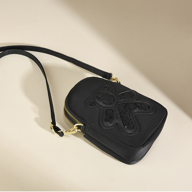 PU materijal crossbody torba, uličnog stila, mala kvadratna torba sa džepom za mobitel, unutarnja podstava, s jednim naramenicom, svakodnevna upotreba, jesen 2024