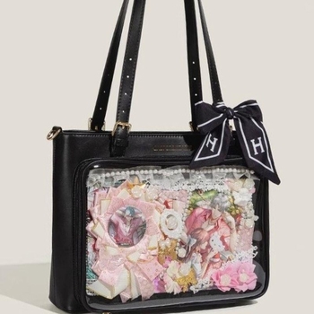 Chicvibe Tote táska – Utcai stílus, PU anyag, Függőleges négyszög alakú, Cipzárral záródó