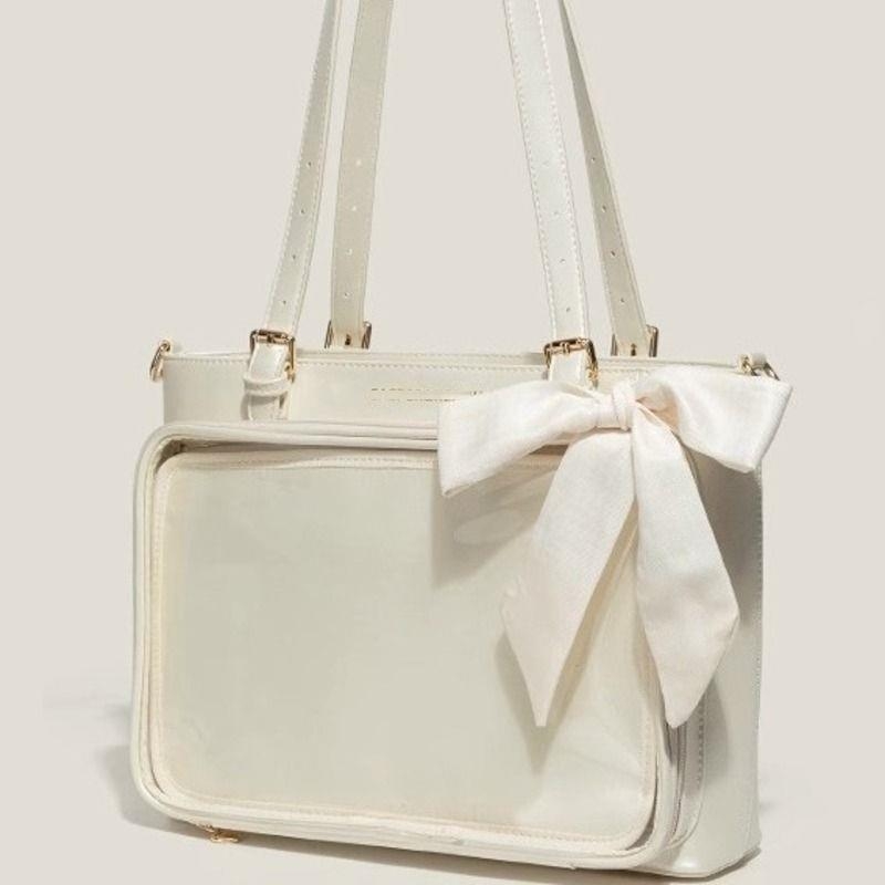 Chicvibe Tote táska – Utcai stílus, PU anyag, Függőleges négyszög alakú, Cipzárral záródó