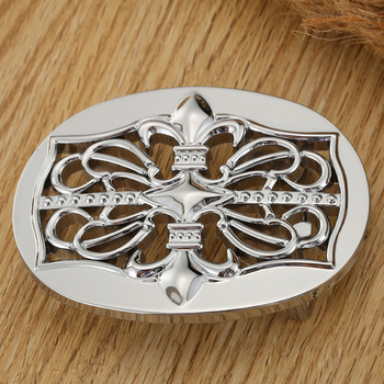 Férfi fém övcsat ötvözetből, sima zárású, kerek design, univerzális stílus BAYIDA