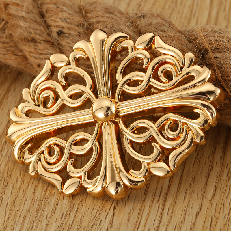 Férfi fém övcsat ötvözetből, sima zárású, kerek design, univerzális stílus BAYIDA