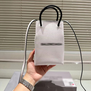 Geantă pentru telefon - PU, formă verticală pătrată, model Paris, unisex, stil street