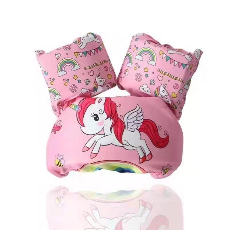 Παιδικό σωσίβιο με βραχίονες και σχέδιο φλαμίνγκο - μαγιό για μωρά (OEM)