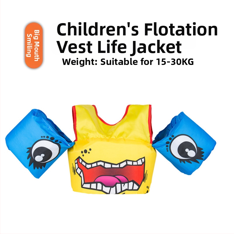 Deti plávacia vesta s pažnými plávacími flamingo dizajnom - plavky pre bábätká (OEM)