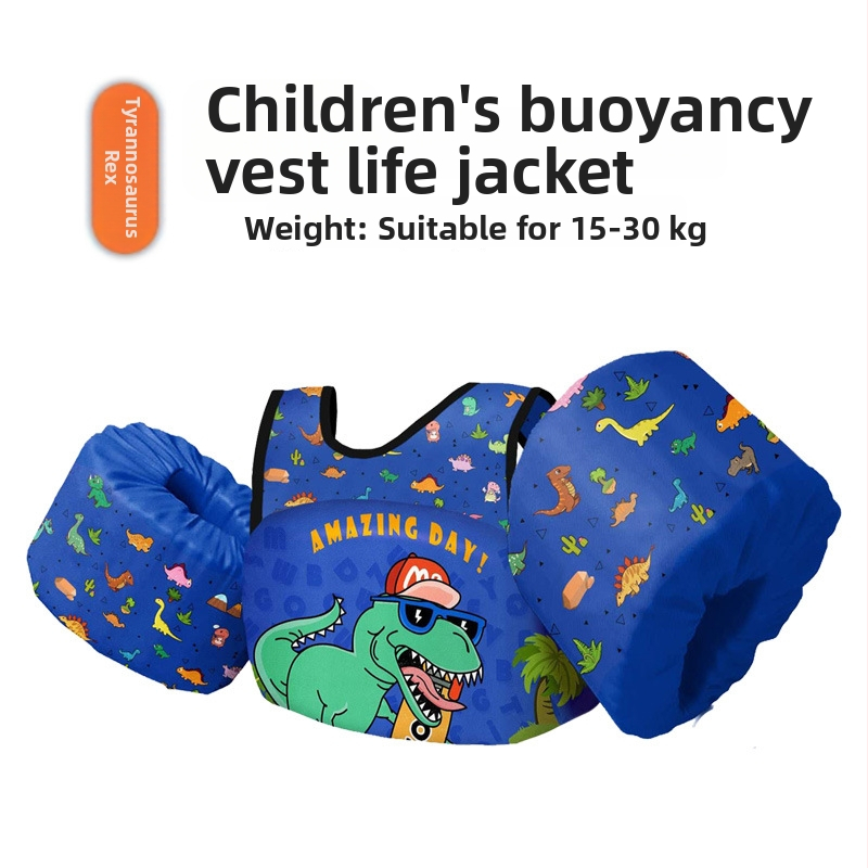 Deti plávacia vesta s pažnými plávacími flamingo dizajnom - plavky pre bábätká (OEM)