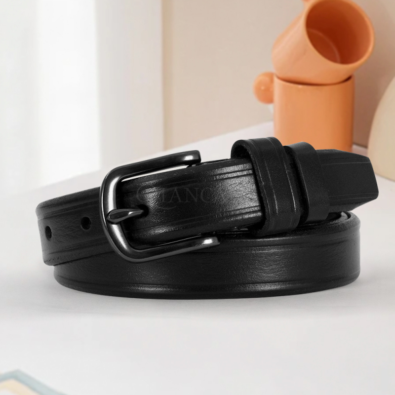 Ženski kožni pojas, korejskog stila, kopča s pinom, koža prve klase od goveđe kože, širina 2-4 cm