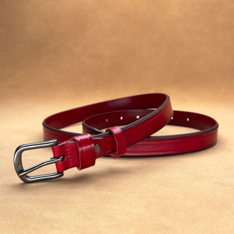 Ženski kožni pojas, korejskog stila, kopča s pinom, koža prve klase od goveđe kože, širina 2-4 cm