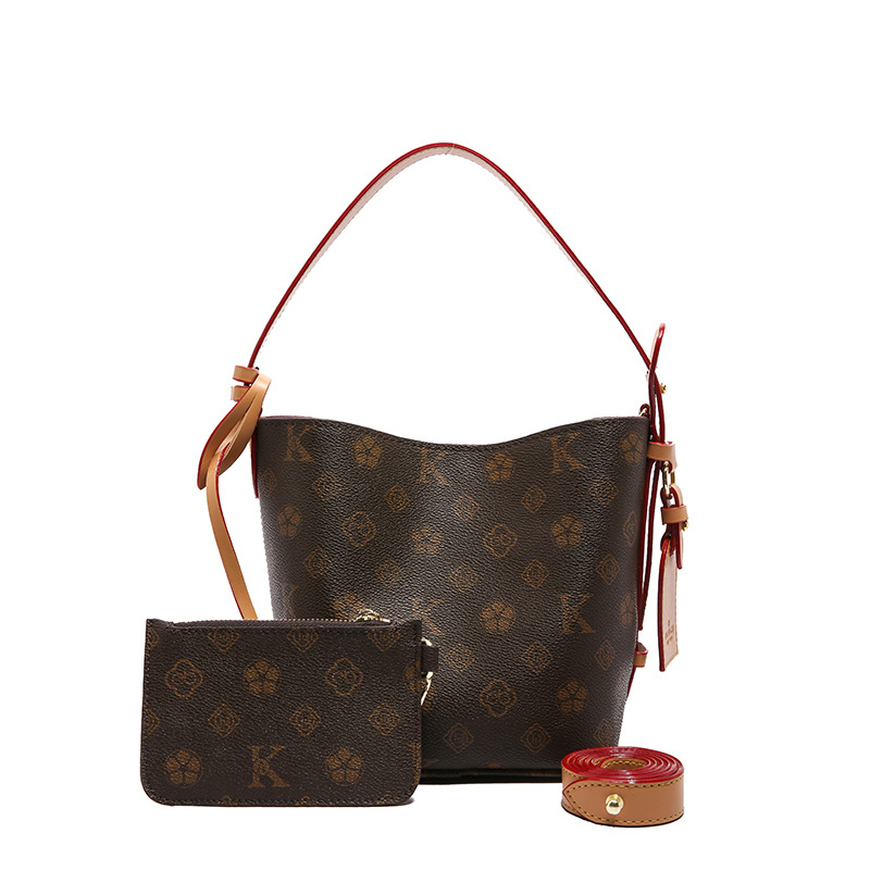 Ženska PU torba tipa kanta, magnetsko zatvaranje, poliester podstava, unutarnja džep za telefon, svakodnevna upotreba