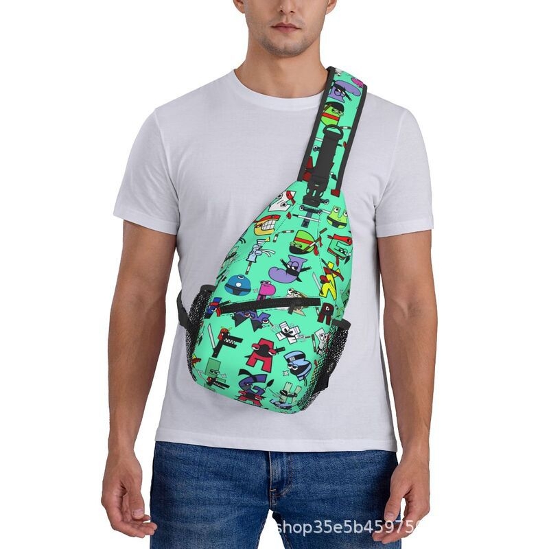 Torba preko ramena s geometrijskim uzorkom, kapacitet 20–35 L, otporan na habanje poliester, dizajn za smanjenje opterećenja, unisex