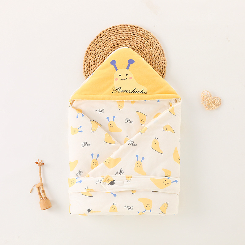 Bebi deka za zavijanje, 100% pamuk, karikaturalni uzorak, punjenje poliester, sigurnosna razina A, za novorođenčad