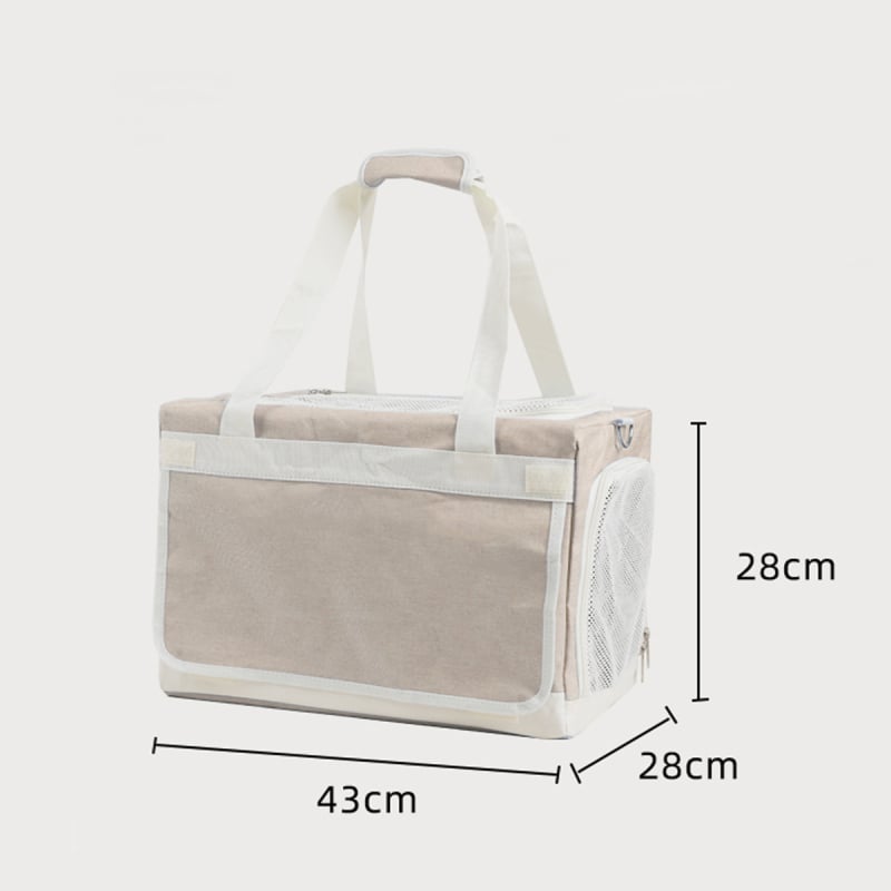 Torba za kućne ljubimce s kolicima za prijevoz mačaka i pasa — PVC materijal, Maodu marka, prozračna, dvostruki sloj, velika zapremina