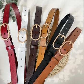 Ženski kožni remen od prave kože, dvostruki sloj kože, kopča od legure, kopča s iglom, stil svakodnevni, retro, minimalistički