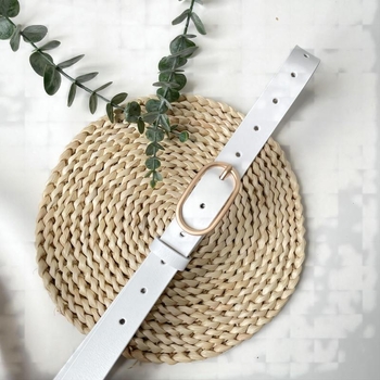 Ženski kožni remen od prave kože, dvostruki sloj kože, kopča od legure, kopča s iglom, stil svakodnevni, retro, minimalistički