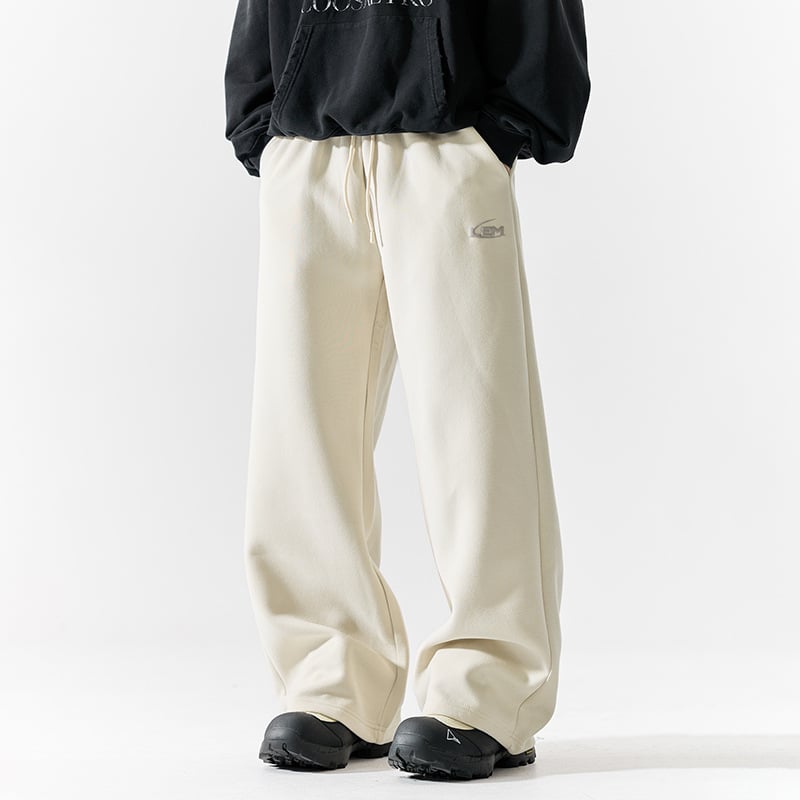 Muške hlače s fleece unutarnjom podstavom, ravni kroj, srednji pojas, zimske; materijal: gornji 55% pamuk, 45% poliester; donji 100% poliester