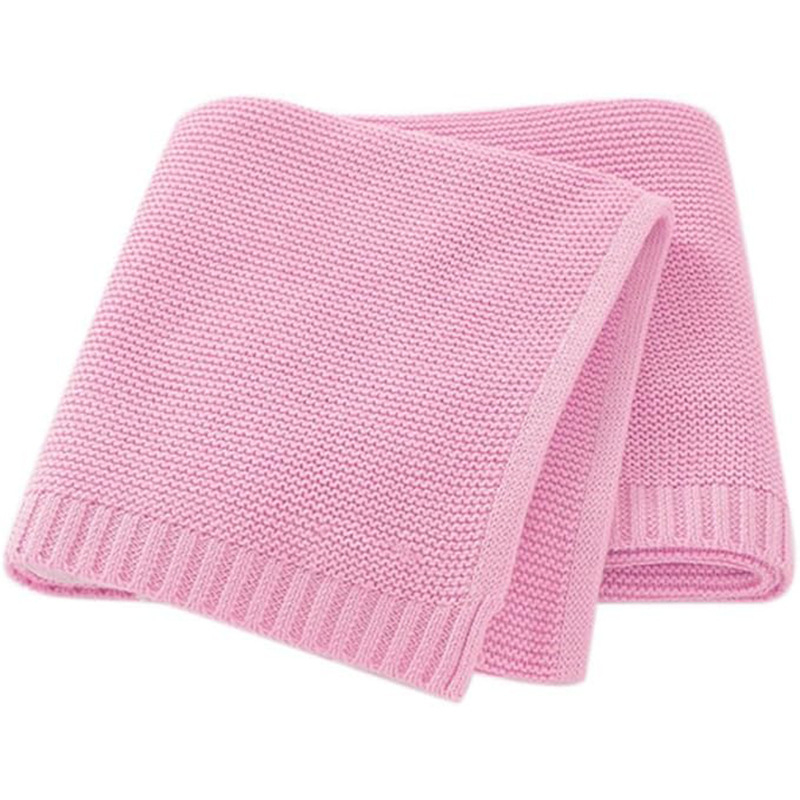 Dječja pamučna deka za sve sezone – čisti pamuk, jednoboјni uzorak, za kolica i dječji quilt, pogodna za novorođenčad i malu djecu