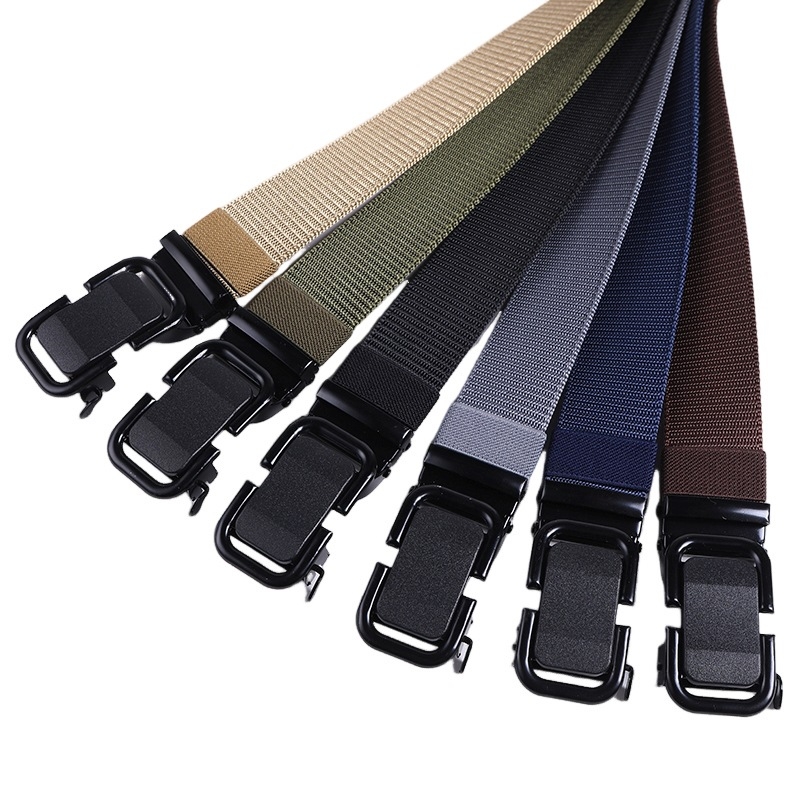 Muški najlonski taktički pojas za outdoor s automatskom metalnom kopčom, širina 2–4 cm, stil: svestran, sportski, ležerni