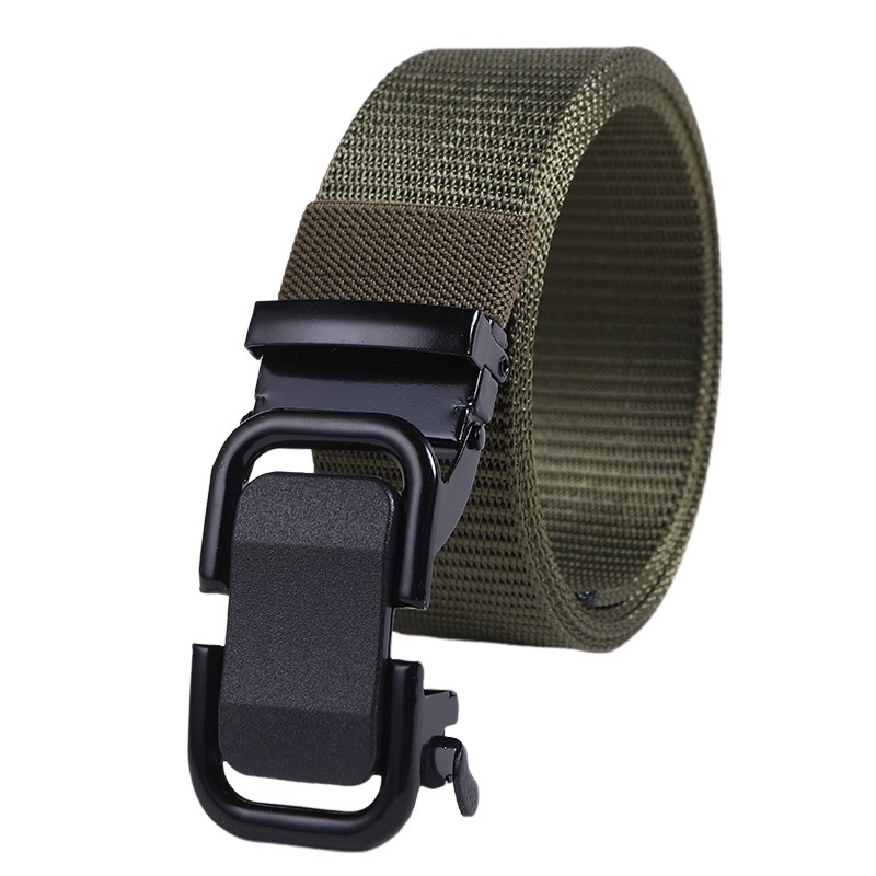 Muški najlonski taktički pojas za outdoor s automatskom metalnom kopčom, širina 2–4 cm, stil: svestran, sportski, ležerni