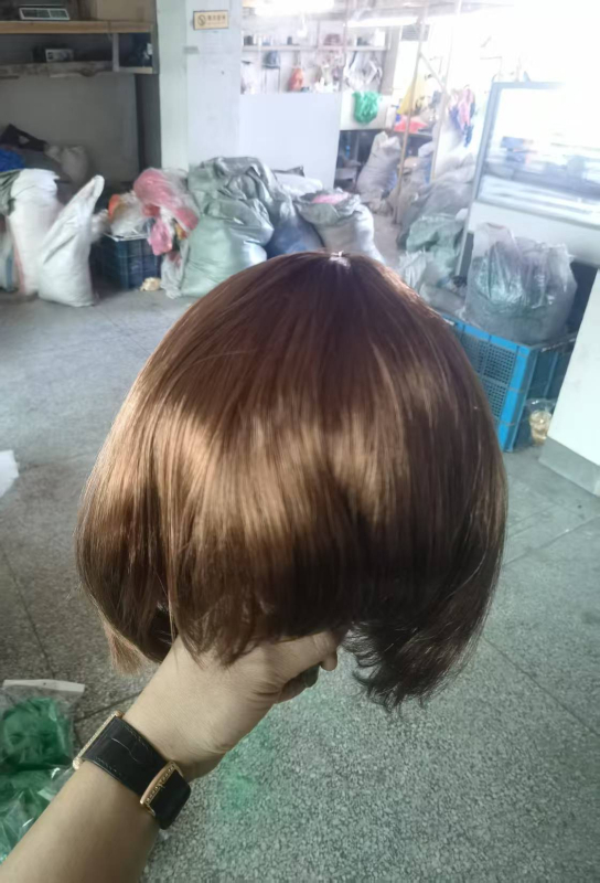 Парик къс Боб MX02, термоустойчива коса, механизъм