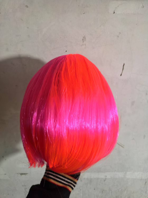 Парик къс Боб MX02, термоустойчива коса, механизъм