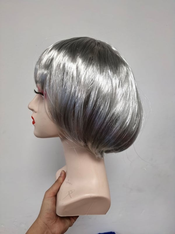 Парик къс Боб MX02, термоустойчива коса, механизъм