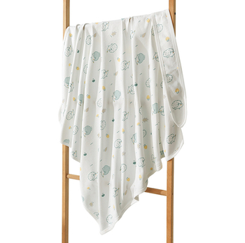 Uvijajući ručnik za novorođenčad, 100% pamuk, uzorak životinja, za sve sezone