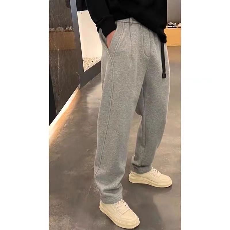 Muške hlače od velura s Cupro vlaknima, trodimenzionalna krojenja, mikroelastičnost, gusta tkanina, ravni kroj